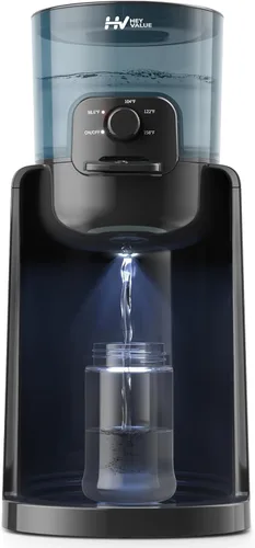 Calentador de agua, calentador de biberones HEYVALUE para bebé, fabricante de fórmula con luz nocturna, 4 controles de temperatura y mantiene el
