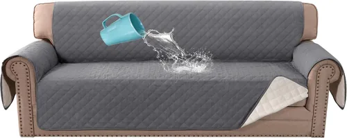 Miniatura 40 de H.VERSAILTEX Funda para Silla y Sofá 100% Impermeable, Protector de Muebles con Correas Elásticas para Mascotas, Niños, Niños, Perros, Gatos