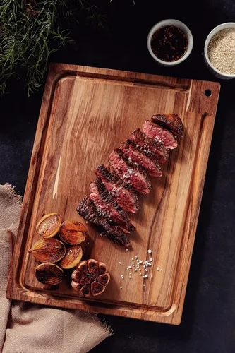 Miniatura 2 de Tramontina 13458/052 Churrasco Essential Medium 13458/052 - Bandeja de carne reversible ligera con ranura hecha en Brasil
