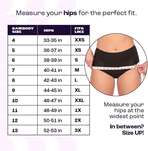 Miniatura 6 de Bambody - Calzones absorbentes Bragas Period Ropa interior de maternidad y posparto