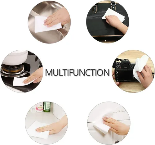 Miniatura 7 de Kingzhuo 200 toallitas de limpieza desechables, paños electrostáticos de microfibra, toallitas húmedas o secas, se adapta a la mayoría