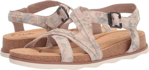 Miniatura 7 de Clarks Sandalias planas Brynn Ave para mujer, Beige