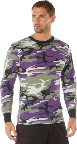 Miniatura 2 de Rothco Mens Long Sleeve Color Camo T-Shirt