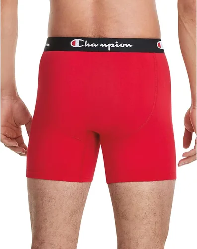 Miniatura 4 de Champion Men's Boxer Briefs, Every Day Comfort Stretch Cotton Moisture-Wicking Underwear, Multi-Pack