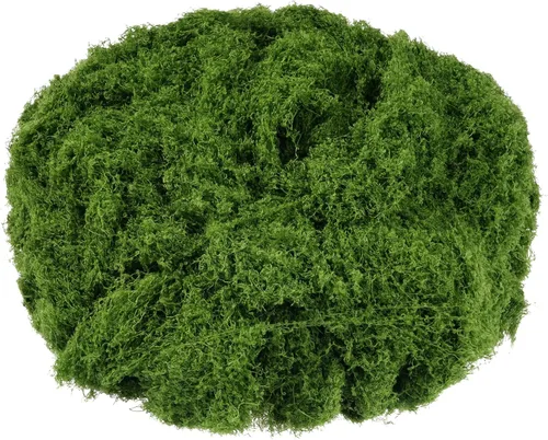 jiebor Musgo artificial verde falso de 7 onzas para manualidades, plantas en maceta, jardín de hadas, hogar, boda, fiesta, centros de mesa,