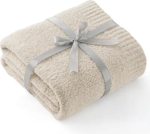 Miniatura 12 de Bedsure Manta Decorativa de Otoño para Sofá - Súper Suave, Acogedora y Cálida Manta de Punto Esponjosa, Transpirable, GentleSoft, Ligera para Cama
