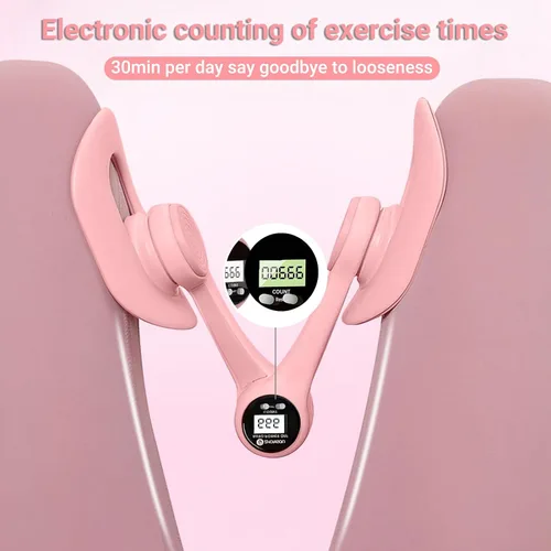Miniatura 5 de Muslo maestro para mujer, dispositivos de ejercicio de suelo pélvico de resistencia con almohadillas suaves, entrenador de muslos interior ajustable