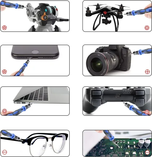 Miniatura 3 de Kit de limpieza de precisión, juego de herramientas de limpieza de plumero de aire eléctrico, kits de reparación rápida para teléfono, computadora