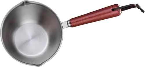 Miniatura 8 de Ollas de leche, ollas de sopa de acero inoxidable 304, calentador de mantequilla, 6.8 fl oz, mini ollas de aceite, cacerola pequeña con boquillas