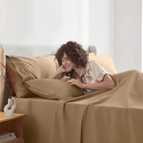 Miniatura 3 de Nestl Juego de sábanas extra profundas tamaño California King, 6 piezas, transpirables y refrescantes, juego de ropa de cama de lujo con bolsillos