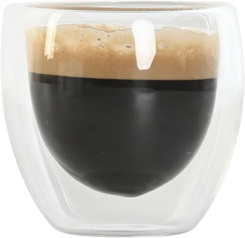 Miniatura 2 de Juego de 2 vasos de cristal 6,7 x 6,7 x 6,4 3.4 fl oz doble cara