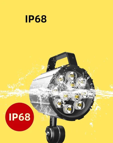 Miniatura 6 de 7W Luz a prueba de explosiones 24V Luz de trabajo LED impermeable para torno, fresadora CNC, máquina de perforación brazo largo de aleación