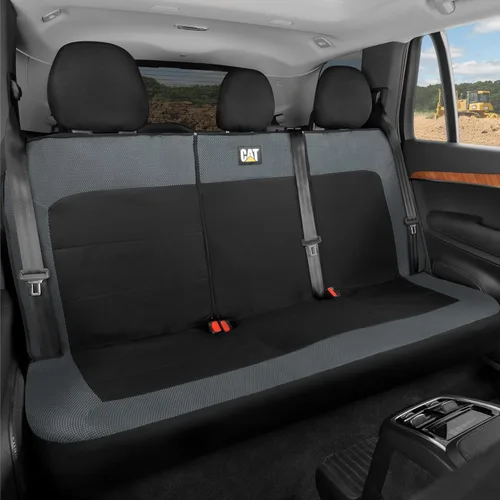 Miniatura 16 de Fundas de asiento para coches, camiones y SUV Cat MeshFlex – Fundas de asiento grises para asientos delanteros, protectores de asiento de camión