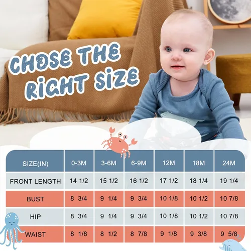 Miniatura 6 de V.&GRIN Ropa de bebé niño, conjunto de pantalones de manga larga de algodón para recién nacido de 0 a 24 meses