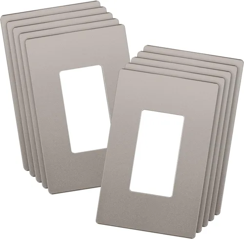 Miniatura 126 de LIDER Placa de pared decorativa sin tornillos para interruptor, resistente a los impactos, plexiglás de acrílico espejado, renovación moderna