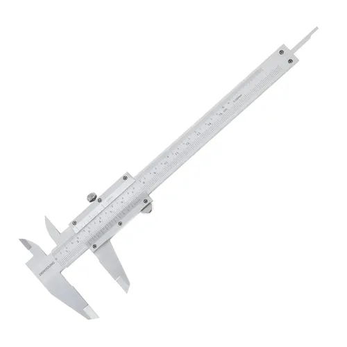 Vernier Pinzas de calibrador Herramienta de medición Micrómetro de acero al carbono pulgadas/métrico 0-6 pulgadas Rango 1/128 pulgadas Escala de