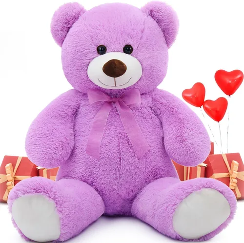 Miniatura 10 de MorisMos Oso de Peluche Gigante Animal de Peluche 3 pies, 36 pulgadas, Oso de Peluche Grande para Decoración de Baby Shower, Animal de Peluche