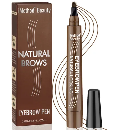 Miniatura 14 de iMethod - Bolígrafo para tatuaje de cejas con técnica actualizada de microblading, maquillaje de cejas de larga duración, resistente al agua y a