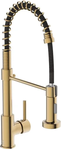Miniatura 12 de Grifo de cocina, grifos de fregadero de cocina comercial con rociador extraíble, grifos de acero inoxidable para fregaderos de cocina, cabezal