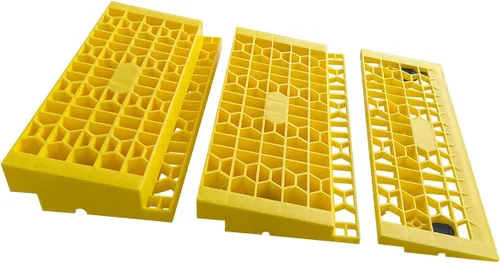 Miniatura 6 de MaxxHaul 50724 Rampa de umbral modular para puertas, elevación de hasta 3 pulgadas, paquete de 2
