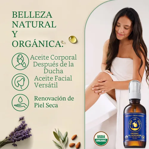 Miniatura 4 de Aceite corporal Ancient Greek Remedy - Aceite orgánico para después de la ducha para rostro y cuerpo hidratante para piel seca - Aceites