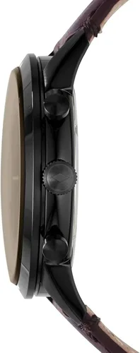 Miniatura 3 de Fossil Townsman - Reloj cronógrafo de cuarzo casual de acero inoxidable y cuero para hombre