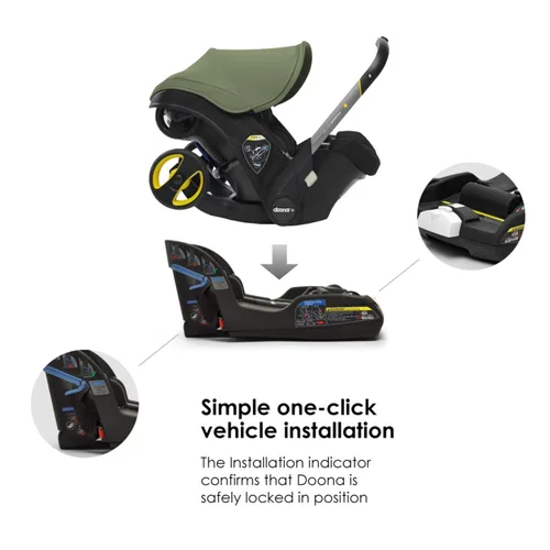 Miniatura 3 de Base para silla para automóvil modelo Latch, de la marca Doona