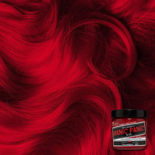 Miniatura 3 de MANIC PANIC Pillarbox Red - Tinte semipermanente para el cabello, libre de crueldad, vegano, clásico rojo oscuro, seguro para crear y mezclar tonos