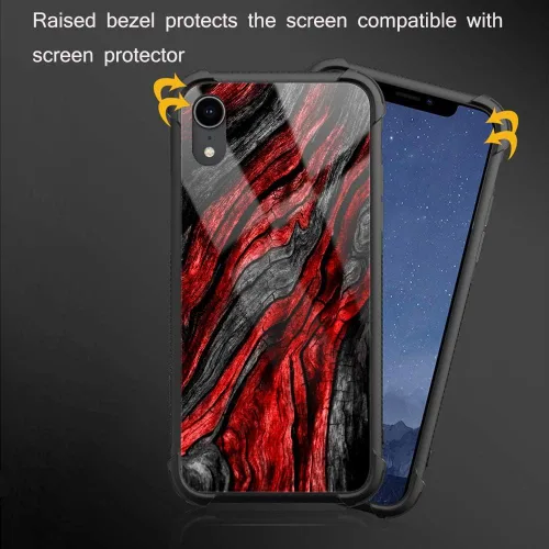 Miniatura 3 de Funda para iPhone Xs Max, de cristal templado 9H para iPhone Xs Max, diseño a prueba de golpes, antirrayones, para Apple iPhone Xs Max de 6.5