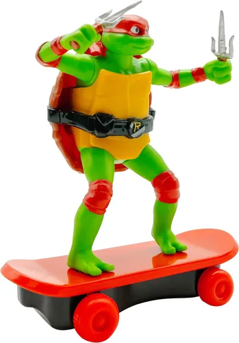 Miniatura 13 de Teenage Mutant Ninja Turtles 12.7 cm Edición de película Sewer Shredders Michelangelo Figura de acción trituradora para edades 3+