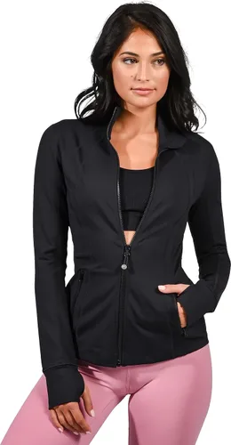 Miniatura 2 de 90 Degree By Reflex Chaqueta deportiva ligera con cremallera completa para mujer