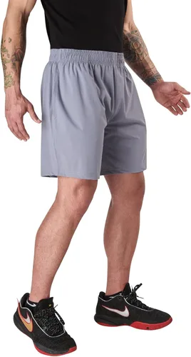 Miniatura 4 de Ultra Performance Paquete de 3 pantalones cortos de entrenamiento súper elásticos para hombre, pantalones cortos de correr para hombre, entrepierna