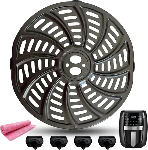 Miniatura 8 de Sartén para freidora de aire de 8 cuartos de galón para freidora de aire PowerXL Vortex Pro Plus, bandeja antiadherente prémium para freidora