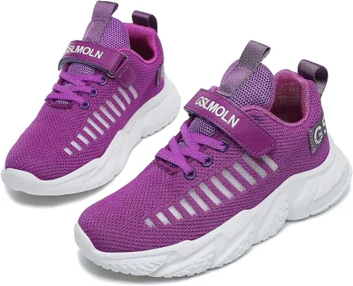 Miniatura 3 de Jakcuz Tenis de plataforma para niños, ultraligeros, transpirables, informales, para gimnasio, deportes, caminar, para niñas y niños