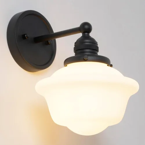 Miniatura 9 de Apliques de Pared Dorados de 2 Luces, Aplique de Pared Vintage para Baño con Vidrio Esmerilado de Doble Brazo de Latón, Luz de Tocador para Baño