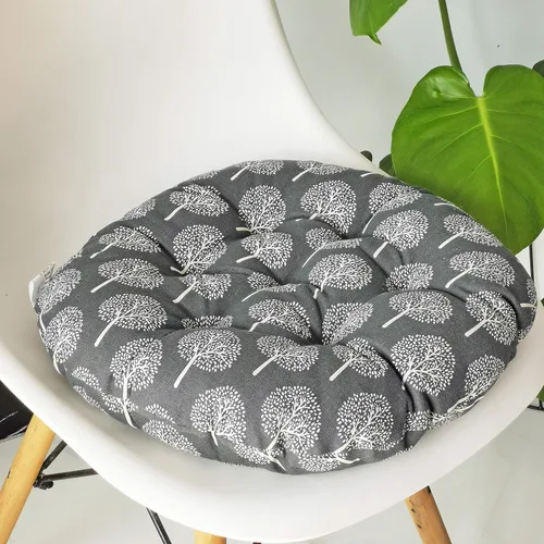 Miniatura 23 de vctops Cojín redondo suave bohemio para silla de jardín, patio, hogar, cocina, oficina, asiento, cojín de 16 pulgadas de diámetro Towel