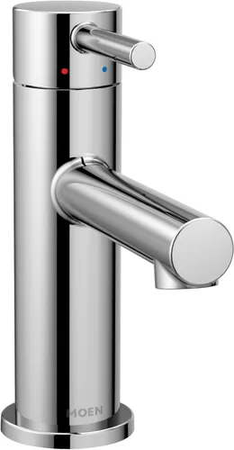 Miniatura 11 de Grifo monocomando Moen de arco alto para baño, 6190BL Mate negro