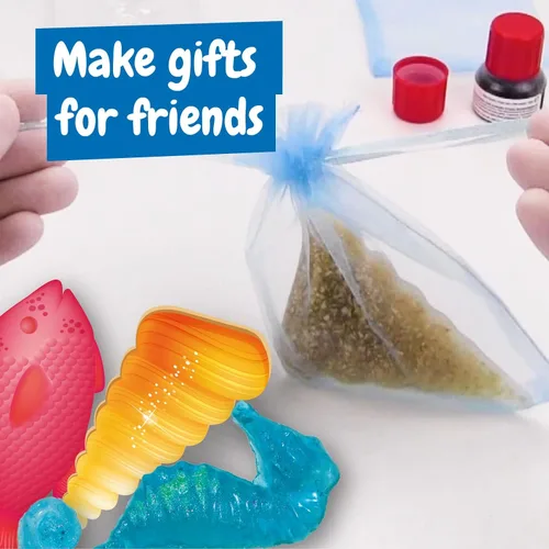 Miniatura 5 de Science4you Kit de fabricación de jabón para niños: haz tus propios jabones y sales de baño, moldes de jabón para niños + bolsas de regalo