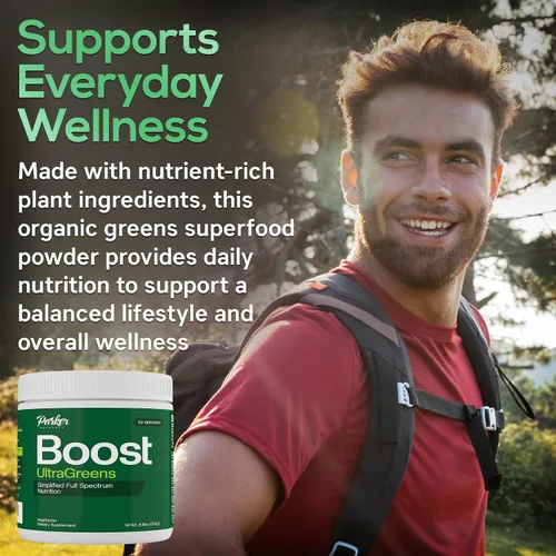 Miniatura 2 de Boost UltraGreens Super Greens Powder - Espirulina orgánica, pastos y antioxidantes Superalimento premium para energía diaria Desintoxicación