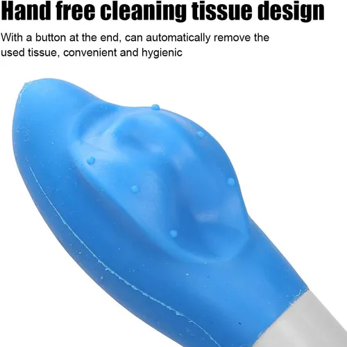 Miniatura 8 de Limpiaparabrisas plegable de largo alcance cómodo, agarre de papel higiénico, agarre inferior, soporte de asistencia de autolimpiado, fácil uso