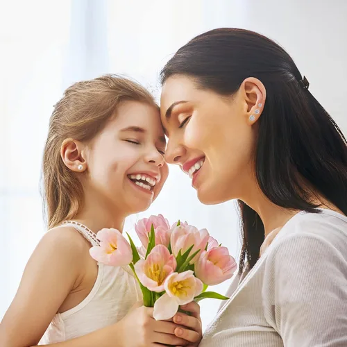 Miniatura 4 de Aretes de plata de ley 925 con circonita cúbica para mujeres y hombres, aretes de perlas cultivadas de agua dulce naturales, hipoalergénicos