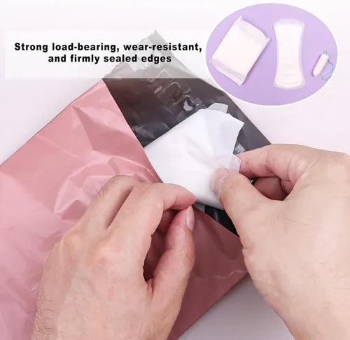 Miniatura 5 de Terdey Bolsa de eliminación de servilletas sanitarias, autosellado, protección de privacidad, bolsa de tampones sanitarios con cremallera, rosa, 202