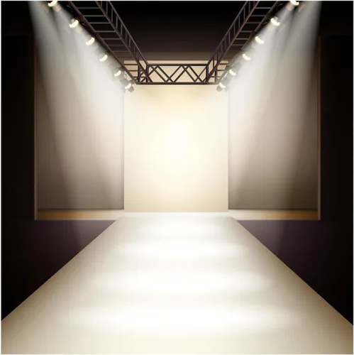Foco de pasarela de moda, telón de fondo iluminado de 10 x 10 pies, lámpara de fondo para fotografía, color plateado, escenario, pasarela, desfile