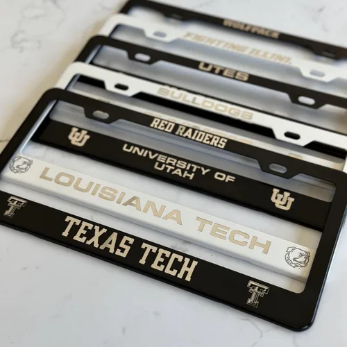 Miniatura 2 de San Perlita Texas Car Metal License Plate Frame Retro Design