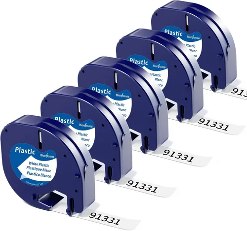 Miniatura 9 de Cinta transparente de repuesto para rotuladora, cinta de repuesto transparente para rotuladora Dymo, recambios transparentes Dymo de 1/2'' x 13