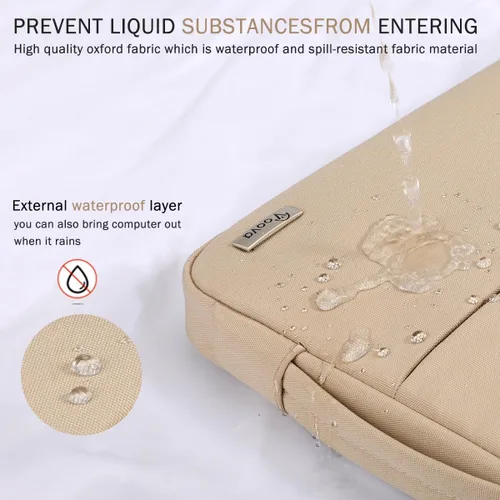 Miniatura 4 de Voova Funda impermeable para laptop de 14 y 15 pulgadas, compatible con MacBook Air 15 M2/M3/M4 2022-2025, MacBook Pro 15, Hp Chromebook 14, Dell