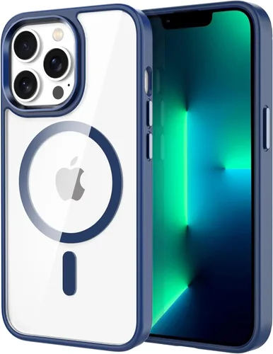 Miniatura 28 de CACOE Funda magnética para iPhone 12 y iPhone 12 Pro de 6.1 pulgadas - Compatible con MagSafe y soporte magnético para teléfono en el automóvil,