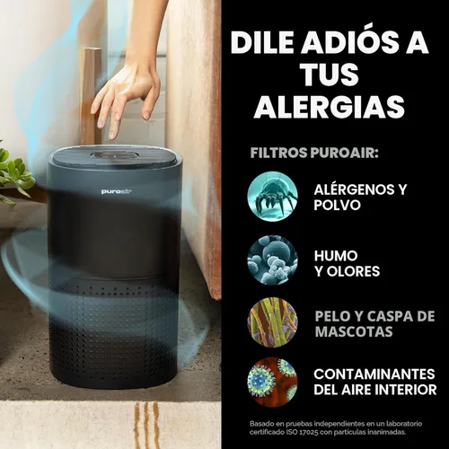 Miniatura 4 de PuroAir 240 purificadores de aire HEPA para habitaciones grandes del hogar, cubre hasta 1,000 pies cuadrados, filtra hasta el 99.9%