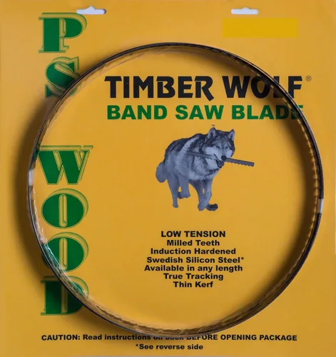 Miniatura 2 de Timber Wolf - Hoja de sierra de banda de 72 x 1/2 x 10 tpi, se adapta a Shopsmith, Magna de 11 pulgadas + más