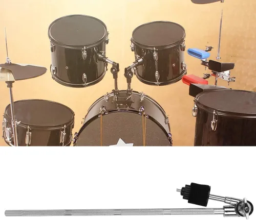 Miniatura 6 de Soporte de brazo de pluma de platillo Abrazadera de Percusión Instrumento Musical Piezas de Repuesto para Juego de Batería, Soporte de brazo